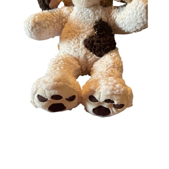 Build A Bear Workshop Brown & White Dog Puppy Scruffy Plush Stuffed Animal 16" - Picture 2 of 9